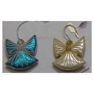 <b>Fairy</b> Shape Christmas Hanging <b>Ornament</b> Zari Embroidery Works - Product Image 1