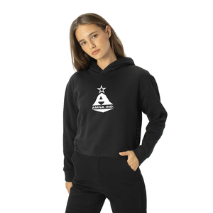 Sweat à capuche pour femmes, sweat-shirt de couleur noire, logo et Design personnalisés avec Service OEM, offre spéciale, - Product Image 1