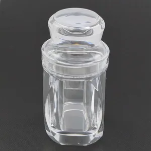 1.5グラムのサフラン透明プラスチックパッキングジャーファンシーボトルとジャー