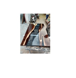 Table basse en résine époxy, Table de rivière en résine, taille personnalisée et apparence, Table en bois de haute qualité appliquée à la maison - Product Image 1