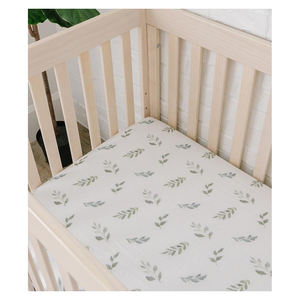 100% Cotton Organic Baby Crib <b>Sheets</b> Washable Baby Changing <b>Sheet</b> Custom Designs Baby <b>Fitted</b> Crib <b>Sheets</b> - Product Image 1