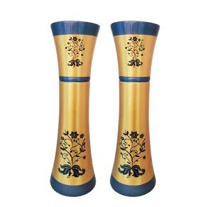 Vase à fleurs rond en bois, support artisanal pour décoration de jardin, offre spéciale, - Product Image 1