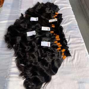 100% ธรรมชาติเวียดนามหนังกำพร้าชิดมนุษย์เวอร์จินกลุ่มผมดิบ,บราซิลผ้าผมหยักรวมกลุ่ม,อินเดียเวอร์จินผู้ขายผม - Product Image 1