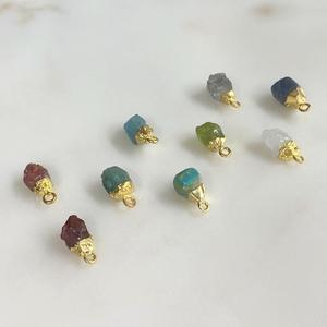 เครื่องประดับอัญมณีบําบัดจี้คริสตัลอัญมณีหลากสีจี้จุดดินสอสําหรับเครื่องประดับวัยรุ่น - Product Image 2