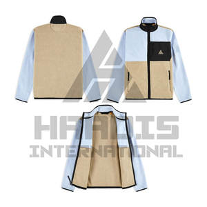 Sherpa Bomber Jacket Men White <b>Blanket</b> Soft Sherpa Fleece Heavy <b>Weight</b> Jacket Fleece Full Zipper Coat - Product Image 4