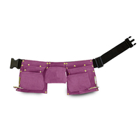 Haute qualité design personnalisé logo barbier étui en cuir pochette à outils ceinture à outils styliste cisailles hanche sac en cuir cisailles pochette de ceinture