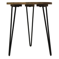 Ensemble de tables basses gigognes et tables d'appoint, pieds transparents, en bois de manguier massif, style moderne, pour salon, hôtel, chambre, bureau, centre commercial, école
