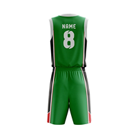 Ensemble de maillots et shorts imprimés d'uniformes de basket-ball pour hommes de qualité supérieure sur mesure