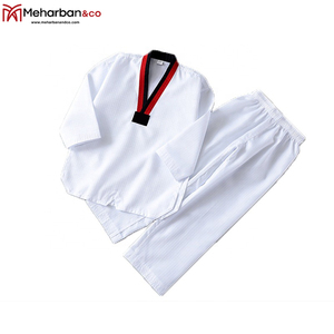 Different Fabric Factory Supply Taekwondo <b>Equipment</b> Uniform <b>Martial</b> <b>Art</b> Wears Customized MAC-VU-0249 50 Pairs Meharban & Co PK - Product Image 6