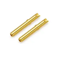 Conector de cabo de bronze banhado a ouro ou níquel, conector fêmea macho, 1mm, 2mm, 2.5mm, 3mm, 3.5mm, 4mm para dispositivo médico
