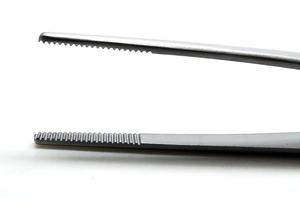 Sialkot-Pinzas de pulgar de acero inoxidable, pinzas de tejido de 6 pulgadas, Punta dentada de 2cm, informal - Product Image 3