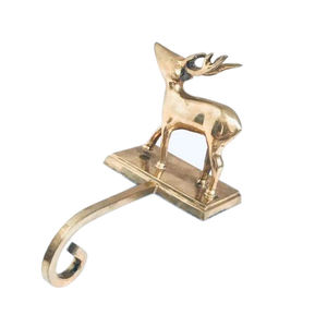 Soporte de media para decoración navideña, utiliza precios bajos de exportador de India, soporte de media de diseño de estrella de latón y Metal, decoración de la X-MAS - Product Image 2