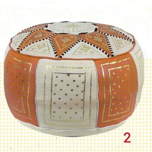 พูฟหนังโมร็อกโกทำมือ Timeless Spark รุ่น Fez - Product Image 1