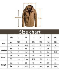 แจ็กเก็ตกลางแจ้งแบบลำลองโอเวอร์ไซส์มีซิปยาวปกติ - Product Image 6