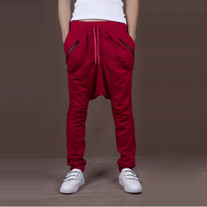 Pantalon de survêtement à entrejambe goutte, vêtement bas pour entraînement et jogging, pour hommes - Product Image 1
