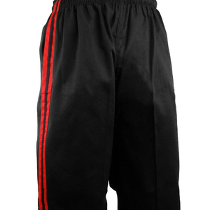 Kimono de Taekwondo GSC Sportif Noir et Rouge à Col Ouvert, 100% Polyester Léger, pour Compétition Freestyle et Arts Martiaux - Product Image 5