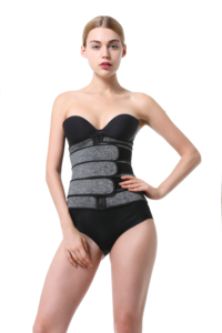 Breathable 3 Strap Steel Bone Animal Print Floral Waist Trainer <b>Belt</b> Corset Neoprene - Product Image 4