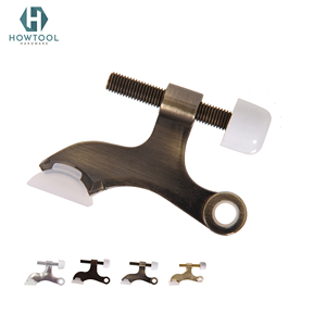 HOWTOOL B300 Deluxe Heavy Duty Door Stopper with Adjustable <b>Hinge</b> Pin & White Rubber Bumper Tip Modern Design - Product Image 4