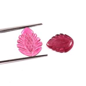 Increíble Turmalina Rosa Natural Bio de Sarim International, Tallada a Mano en Forma de Pera, Tamaño 12x14mm, 1 Par, 8.60 Quilates +AAA, Piedra Natural - Product Image 2