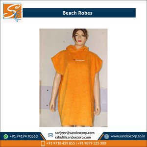 Wholesale Quantity Manufacturer <b>in</b> India Customized Logo Elegant and Wholesale Soft 100% Terry Cotton Beach Robes - Product Image 2