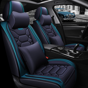 Housses de siège auto en PU pour SUV, pick-up, ajustement universel, ensemble complet, protection des sièges auto - Product Image 3