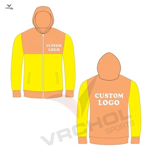 Sudadera con capucha de punto con patrón sólido personalizado de talla grande con diseño bordado antiencogimiento y antiarrugas - Product Image 1