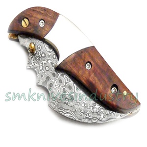 Personalizado hecho a mano Damasco plegable cuchillo de bolsillo por Sm cuchillos de la industria (smk1600) - Product Image 5