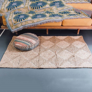 Tapis de mer Rectangle en jonc de mer, décoration de maison, tapis pour chambre à coucher au Vietnam, vente en gros, - Product Image 1