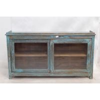 Boîte médicale en bois vintage industrielle indienne, antique, récupérée, couleur vieillie, pour la cuisine, les armoires à médicaments, le magasin