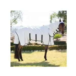 Drap de cheval volants, 1 pièce, avec rabat de ventre