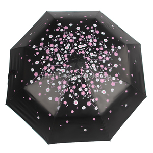 Phổ Biến Thời Trang Thiết Kế Tự Động Tùy Chỉnh <span class=keywords><strong>Fancy</strong></span> Flower Pattern Thiết Kế In Có Thể Gập Lại Umbrella - Product Image 2