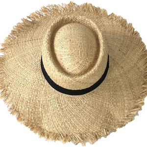 Chapeau en paille de bambou naturel tibétain, pour la plage, prix le plus bas, nouvelle collection, meilleure vente - Product Image 2