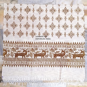 Wholesale Printed Cotton Summer <b>Beach</b> Pareo <b>Sarongs</b> for Adults Leaf Pattern Summer Scarves - Product Image 3