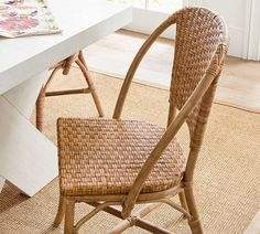 Environmental protection Minimalist Rattan and Bamboo <b>Chair</b> - Product Image 4