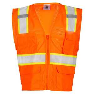 Yi-vis — gilet de sécurité jaune et Orange, avec impression ou broderie personnalisés, Logo de sécurité réfléchissant pour vêtements - Product Image 2