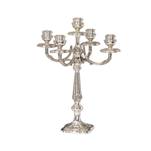 เชิงเทียนเหล็กแขวนสีดำดีไซน์น่าชื่นชมสำหรับตกแต่งบ้านและโรงแรมเชิงเทียน - Product Image 5