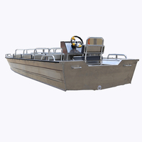 Ecomopor — bateaux de passager en aluminium avec Console, pour 8 hommes, 19 à 20 pieds