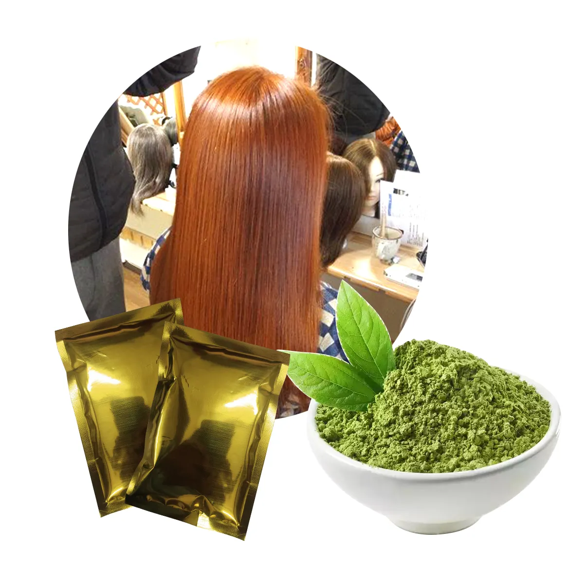 Bio-Henna-Pulver Indisches Haar färbemittel Henna-Pulver Kaufen Sie zum niedrigsten Preis