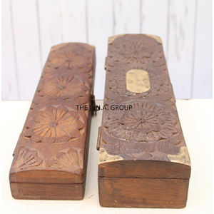กล่องไม้แกะสลัก,กล่องไม้แกะสลักสไตล์โบราณ - Product Image 4