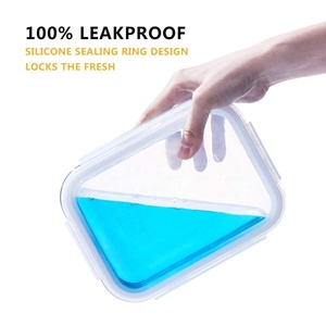 EASYLOCK-contenedor de almacenamiento de alimentos de vidrio de borosilicato alto, <span class=keywords><strong>Rectangular</strong></span>, 1040ml/35,5 oz, 24 Uds./cartón - Product Image 2