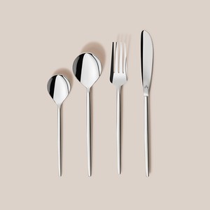 Couverts en or de haute qualité, cuillère de mariage de luxe, ensemble de couverts en acier inoxydable, vaisselle de haute qualité - Product Image 4