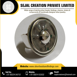 Anillos Finos de Plata de Ley 925 de la India con Incrustaciones de Patrones Tribales para Bodas y Aniversarios - Product Image 4