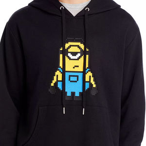 Sweat-shirt à capuche imprimé Minions Cartoon OEM 2021 pour homme, en coton pur, décontracté, pour garçon, selon les exigences du client. - Product Image 3