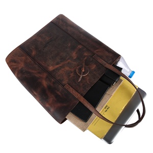 Bolso de mano, bandolera y bolso cruzado de cuero genuino de vaca, estilo cazador, color marrón, para mujer, marca Ellena. - Product Image 4