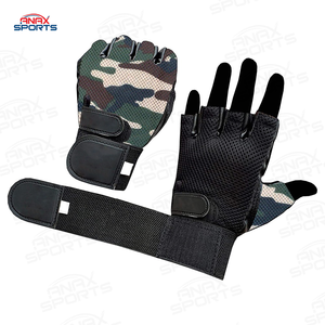 Comfortable Best Selling Leather Made Pakistan Manufactured <b>Weight</b> Lifting <b>Gloves</b> for Sale With OEM Service - Product Image 5