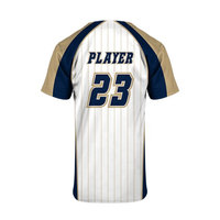 Camiseta de béisbol de equipo a rayas para hombre, uniforme de béisbol con estampado personalizado, sublimación, a la venta, OEM