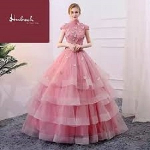 Ensemble Salwar Kameez en lin et tulle brodé de style indien et pakistanais pour filles, robe de style musulman lourd, vêtements fantaisie Kanya - Product Image 3