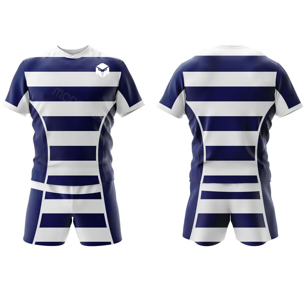 Personalizzato di alta qualità nuovo design team sport club asciugatura rapida stampa sublimata maglie da rugby camicie da rugby uniforme da rugby