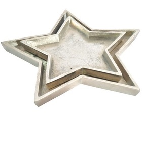 Bandeja de hojalata redonda antideslizante personalizada, bandeja de mesa de metal de alta calidad para uso en bodas - Product Image 6