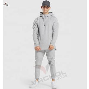 Conjunto de pantalones de chándal con capucha y chaquetas de calle para hombre Chándal estampado con cremallera Lisa Ropa deportiva de invierno Material de poliéster - Product Image 5